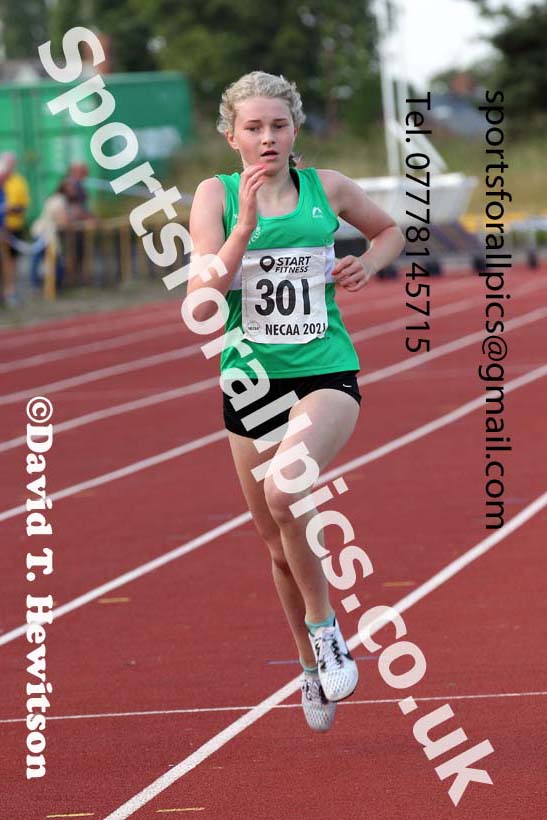 1500 metres, 2021 North East Grand Prix 5, Monkton, Wednesday, July 21st. Photo: David T. Hewitson/Sports for All Pics